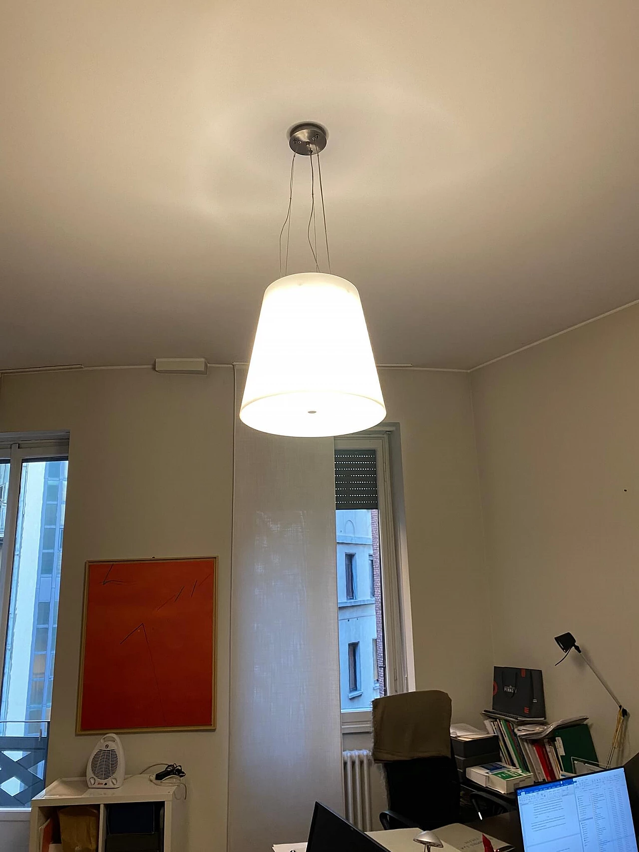 Naxos SP 76 hanging lamp by Vistosi, 1990s 1