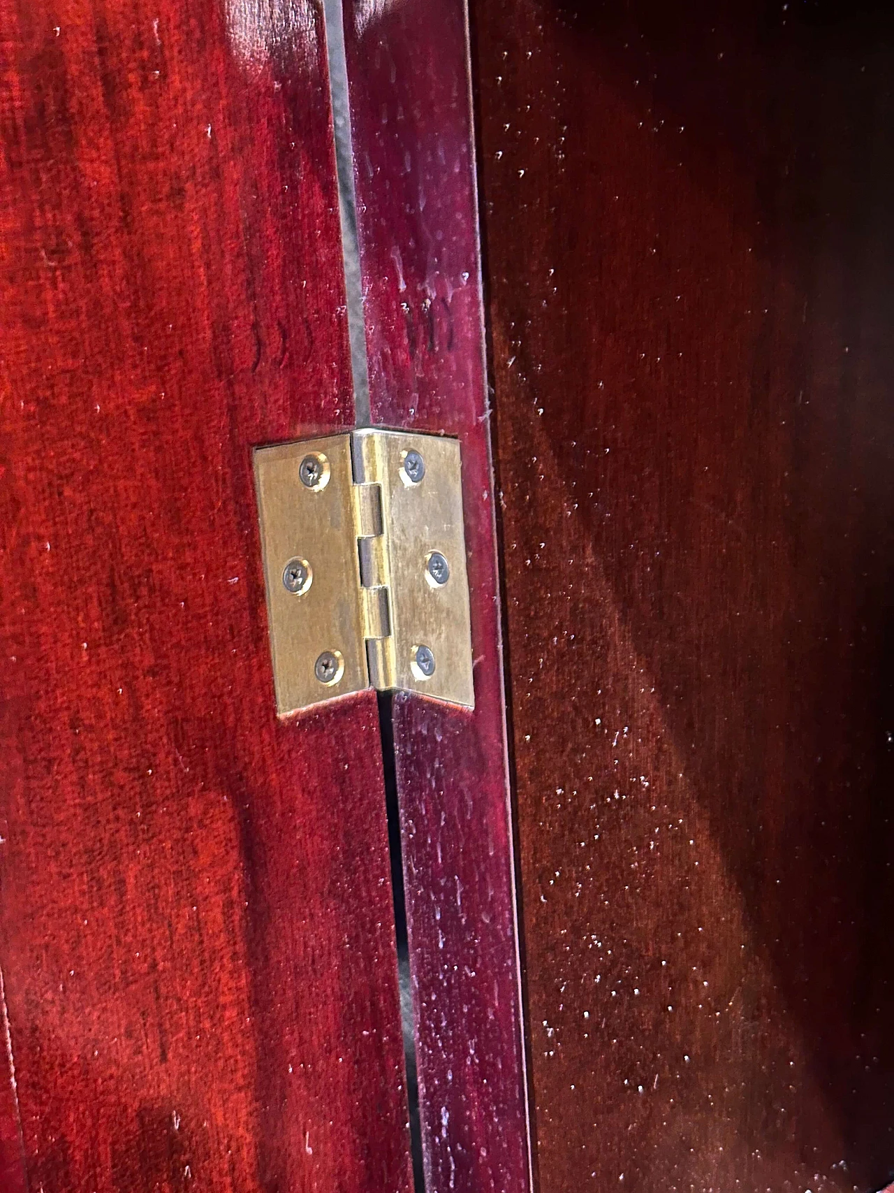 Vetrina in piuma di mogano in stile Luigi Filippo, seconda metà '800 15