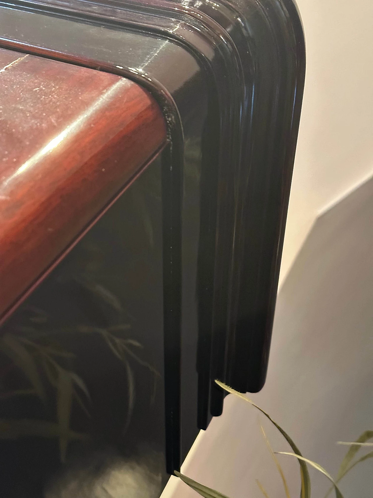 Vetrina in piuma di mogano in stile Luigi Filippo, seconda metà '800 18