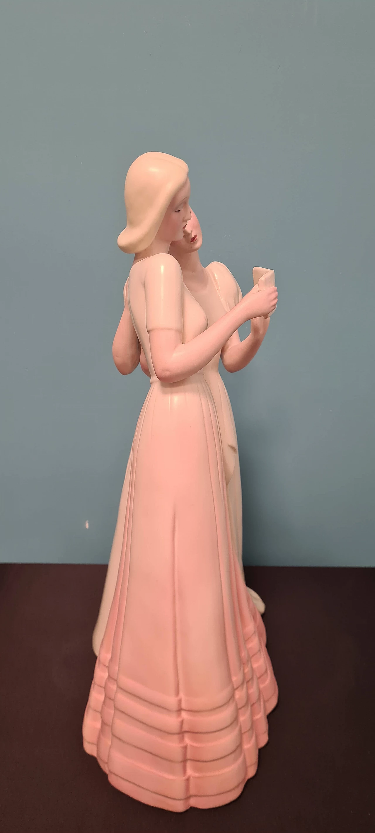Ceramic The letter sculpture by Ronzan, 1950s 3