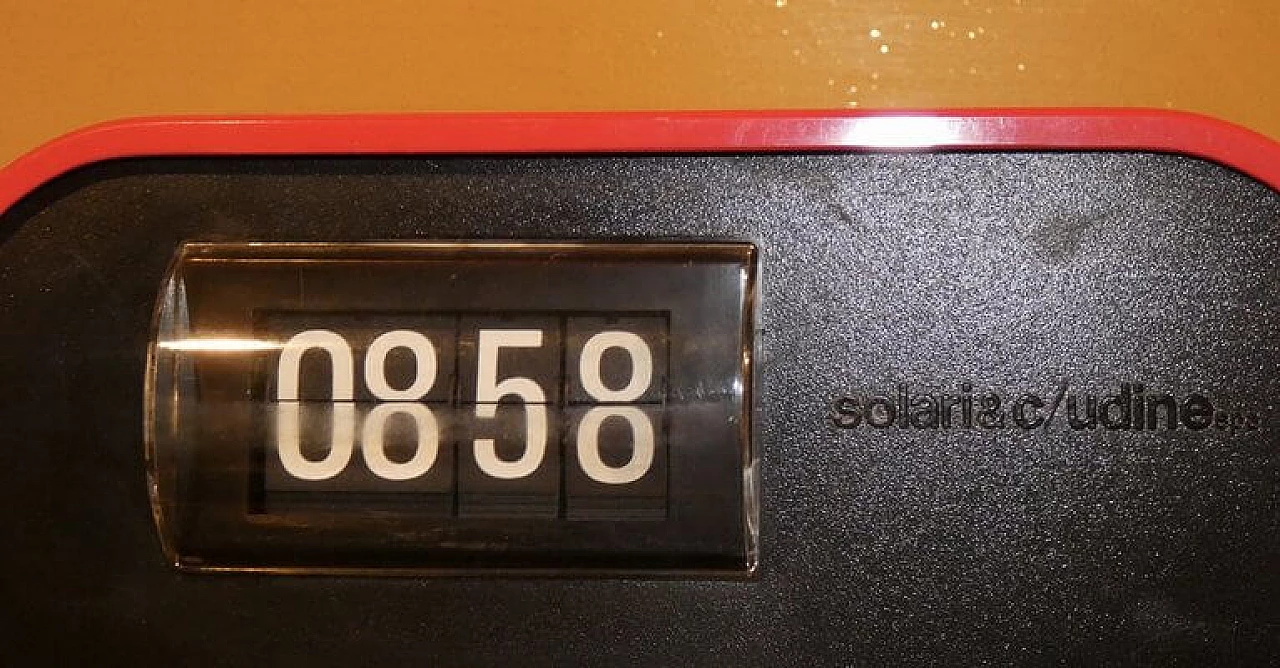 Tempor clock by Solari & C., 1970s 2