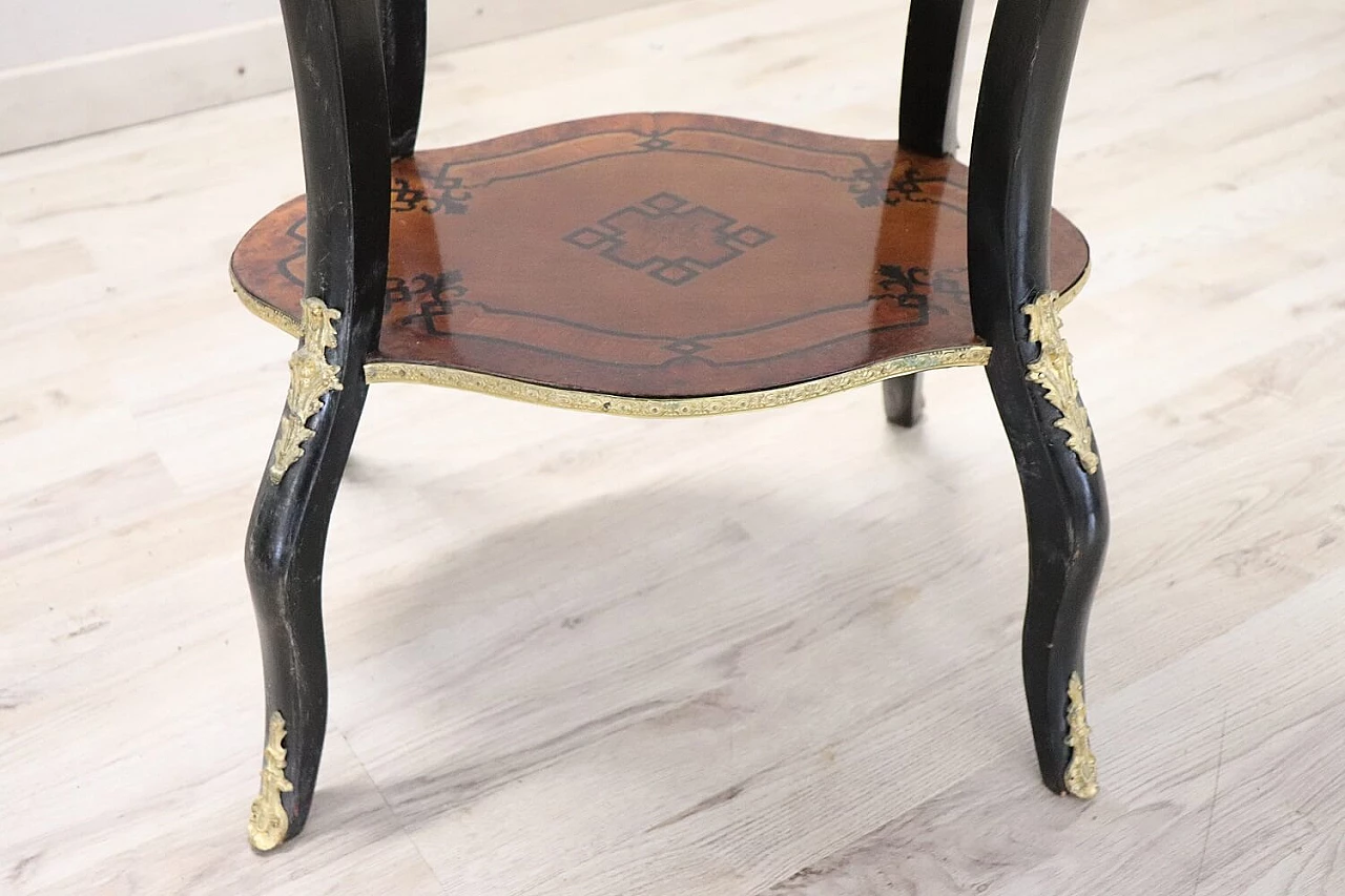 Napoleon III inlaid wood side table with planter, second half of the 19th century 9