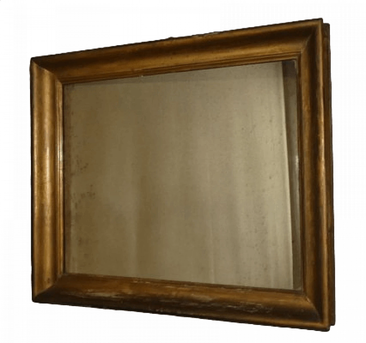 Rectangular mirror with gilded wood frame, 19th century 8