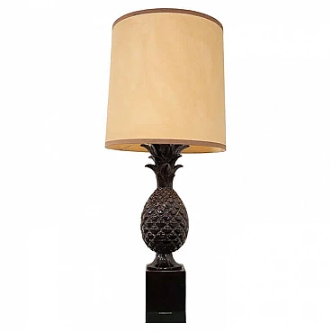 Pineapple-shaped ceramic table lamp, 1970s