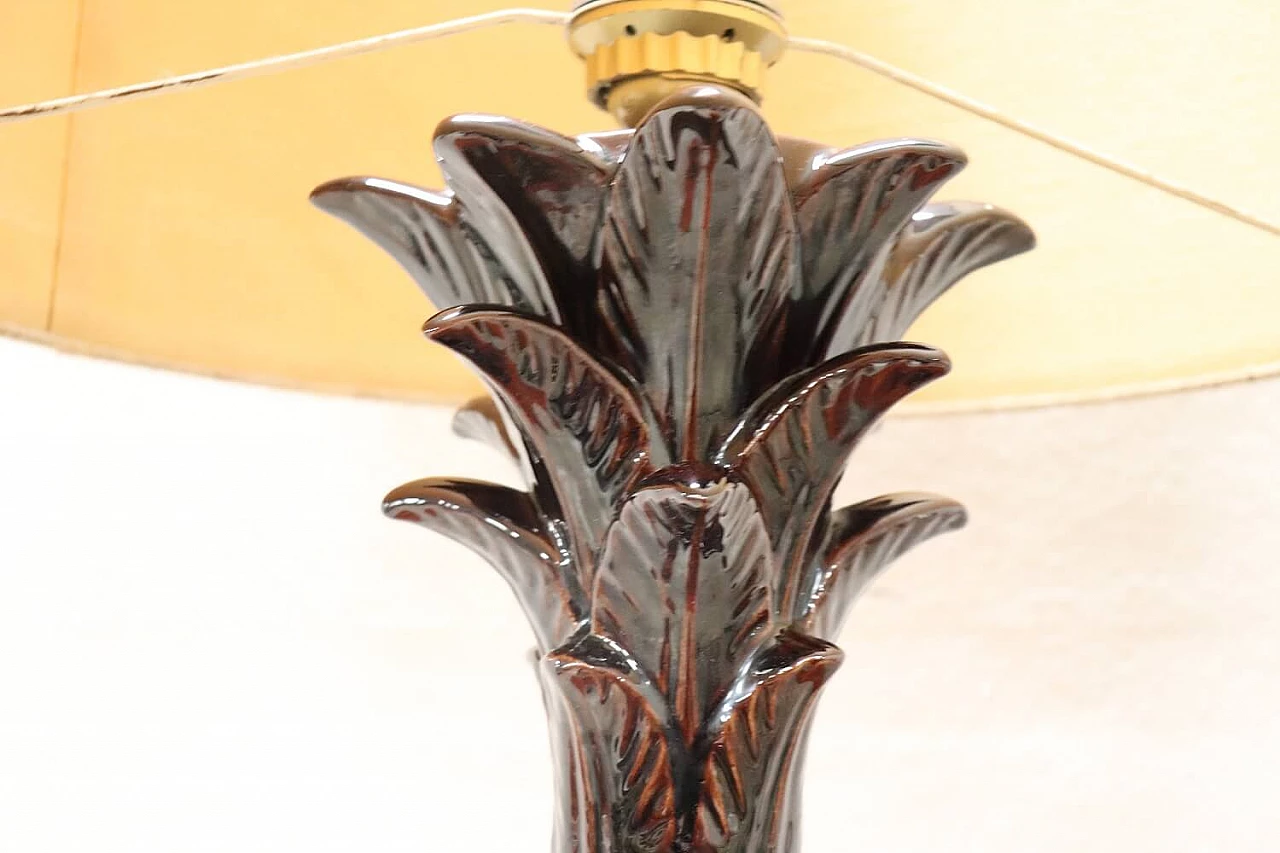 Lampada da tavolo a forma di ananas in ceramica, anni '70 6