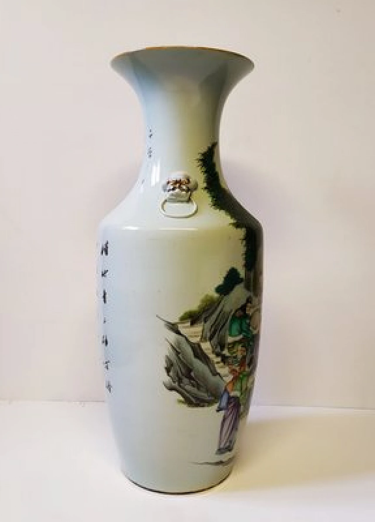 Vaso cinese Juren Tang Zhi in porcellana dipinta 3