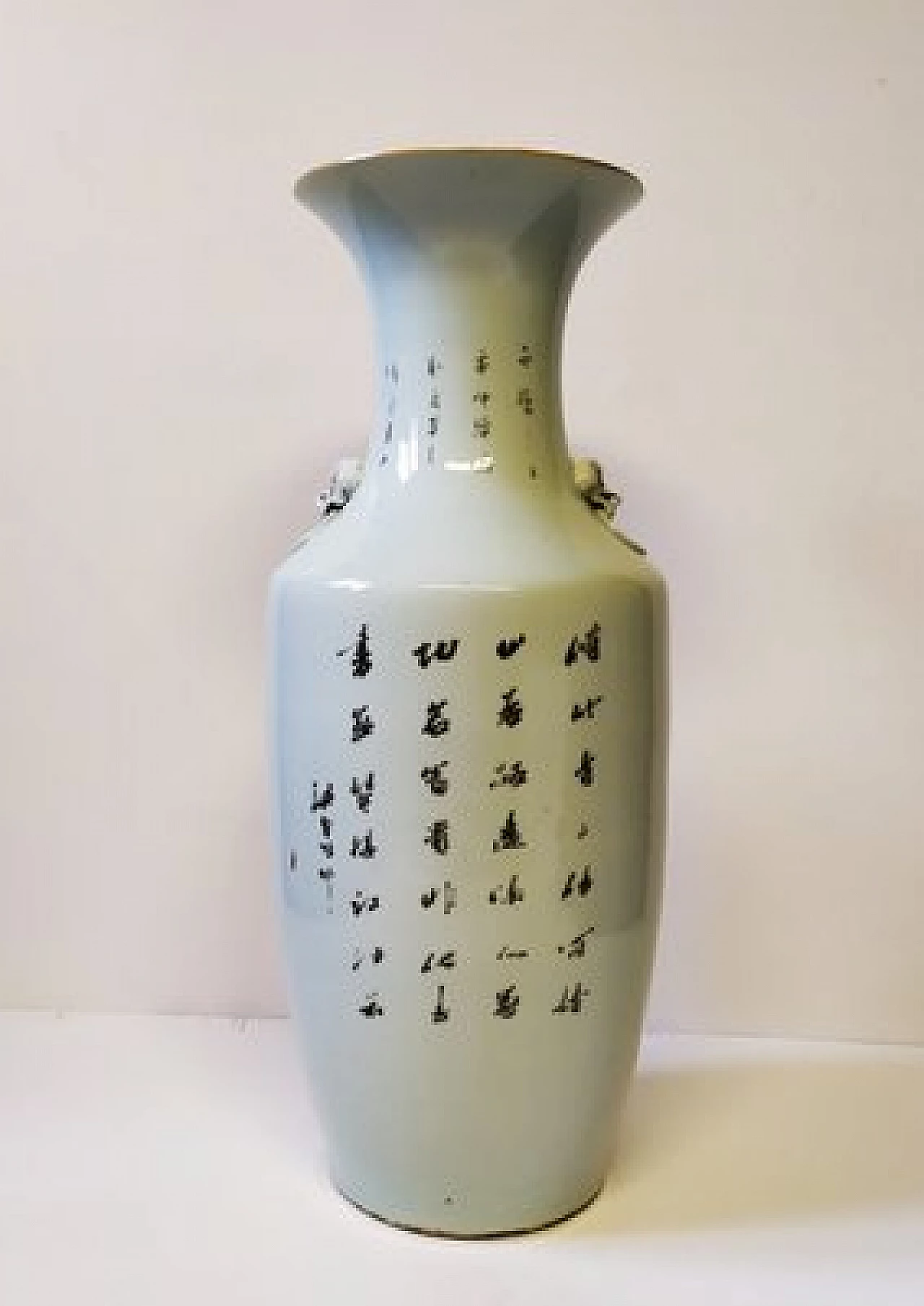 Vaso cinese Juren Tang Zhi in porcellana dipinta 4