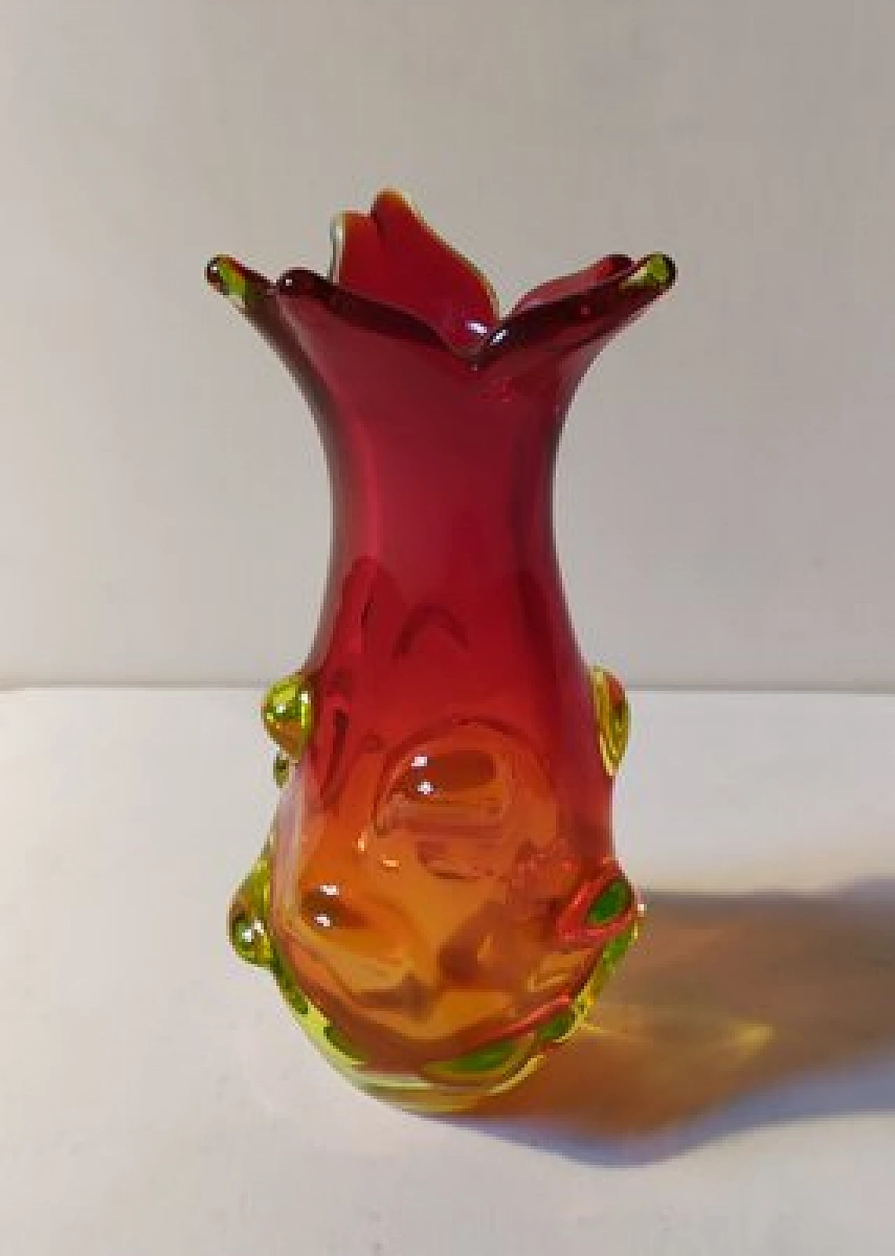 3 Murano glass vases, 1960s 5