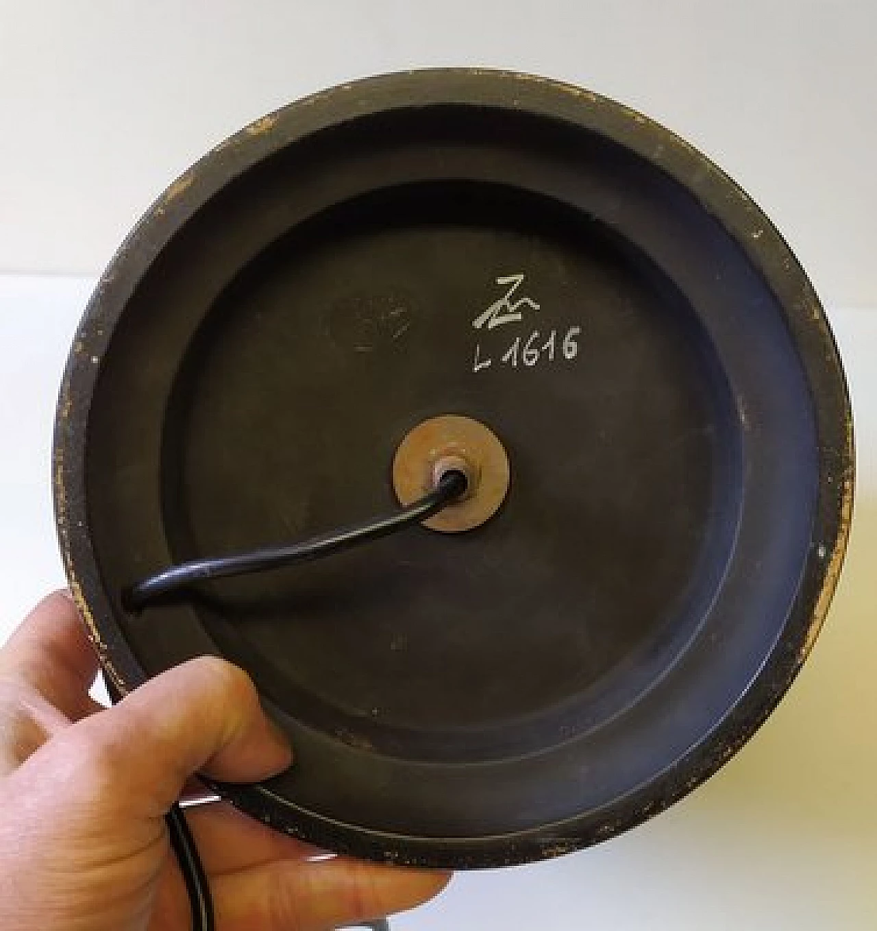 Ceramic table lamp by Urbano Zaccagnini for Zaccagnini, 1950s 4