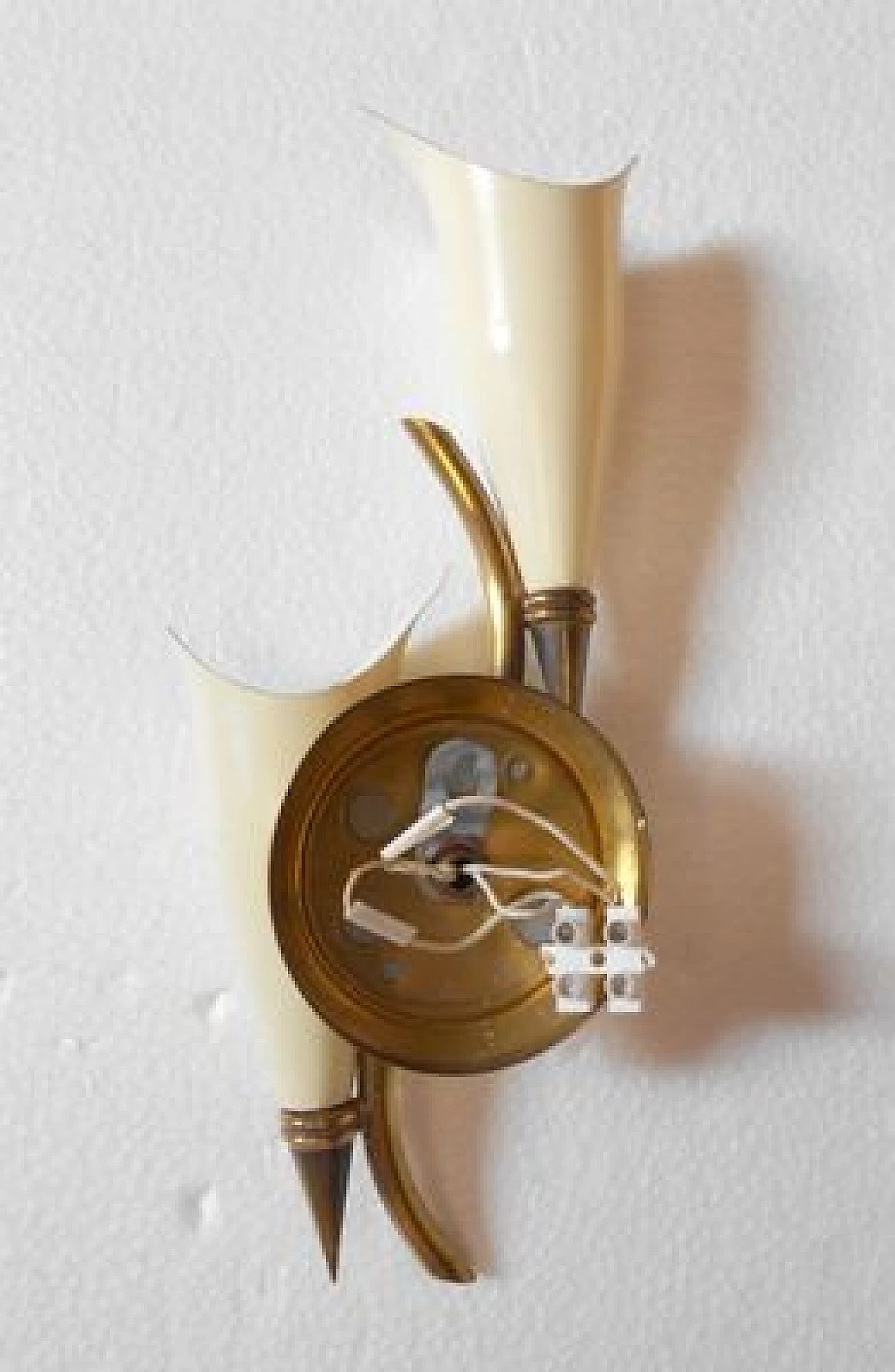 Coppia di lampade da parete di Angelo Lelli per Arredoluce, anni '50 7