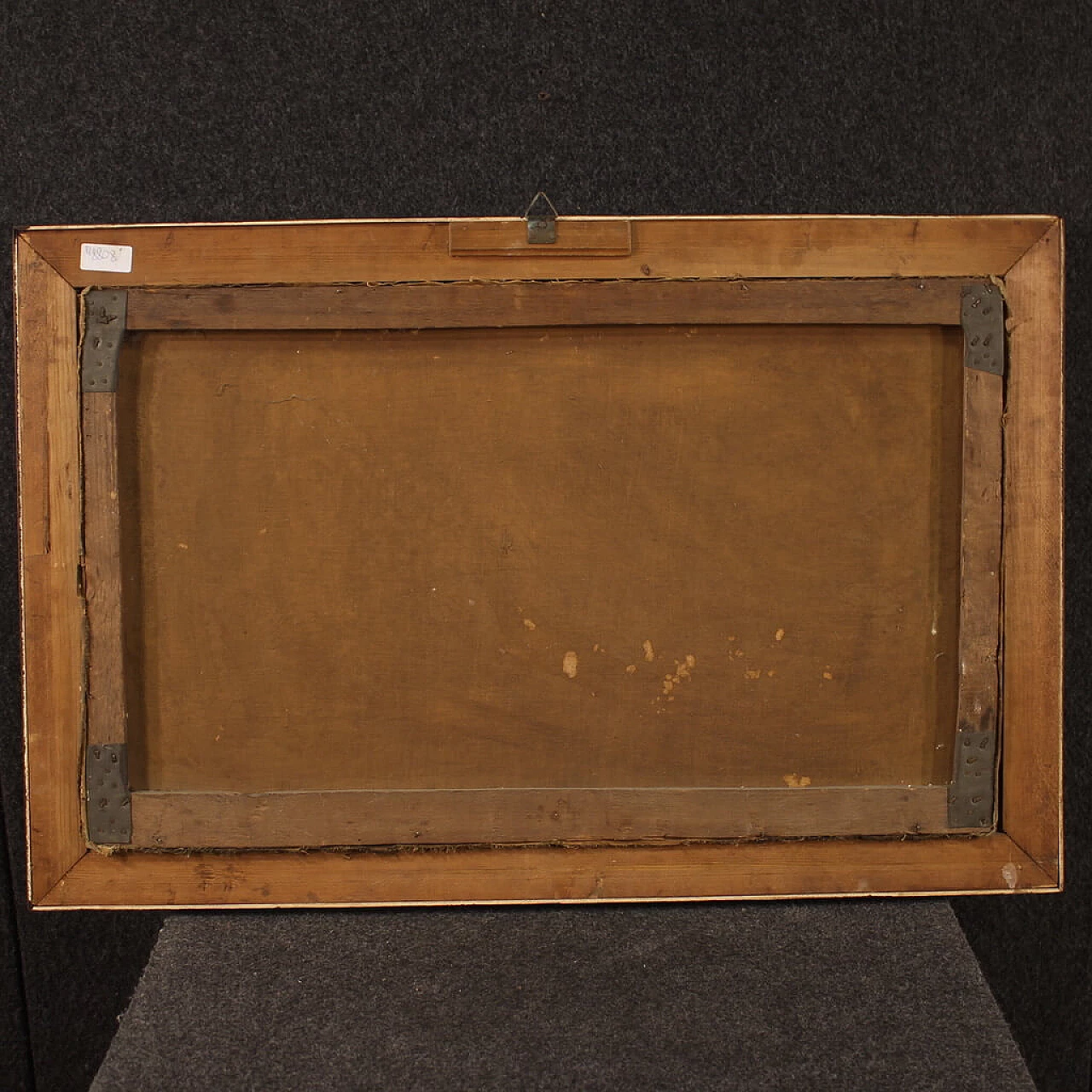 Natura morta con frutta, dipinto a olio su tela 11