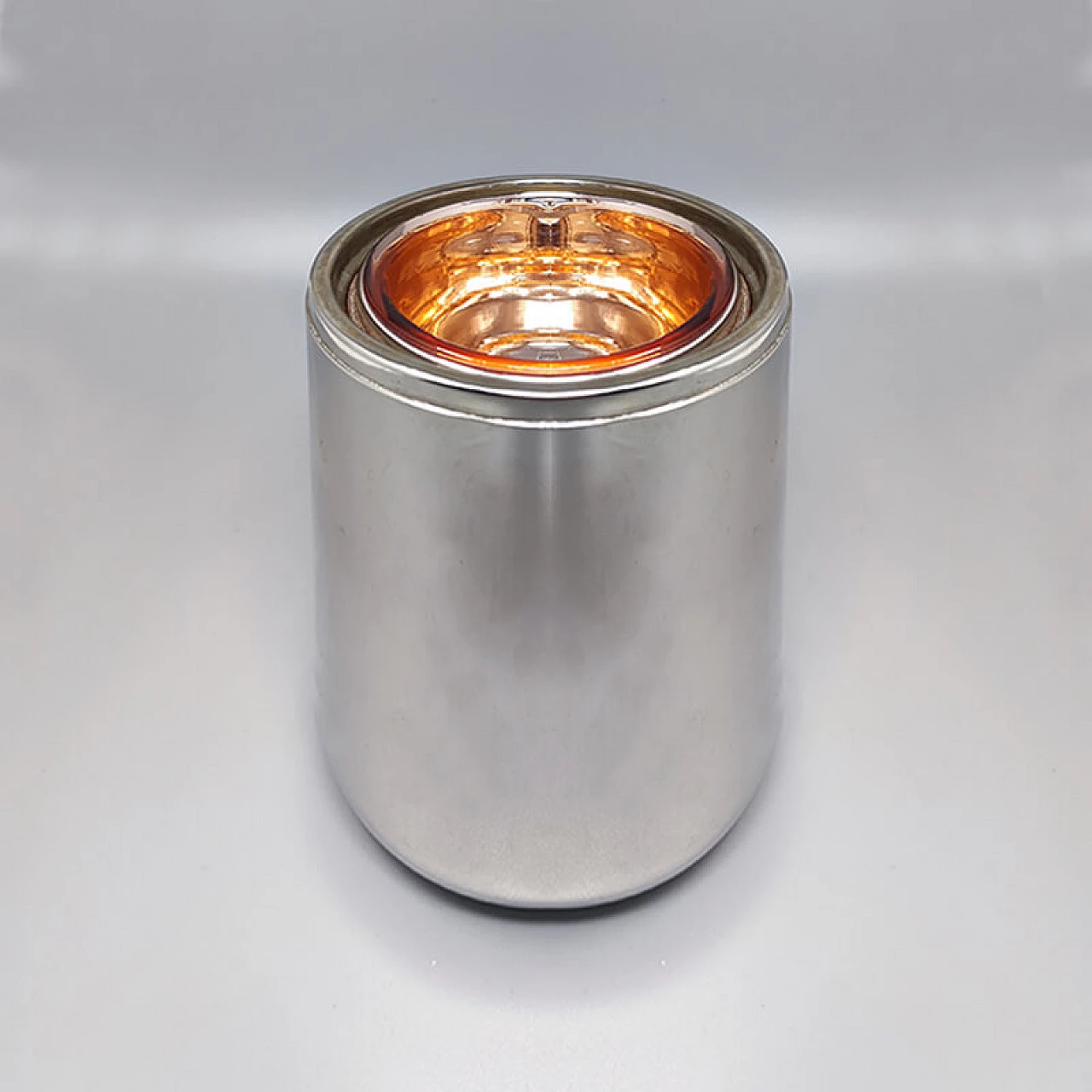 Secchiello per il ghiaccio in metallo di Aldo Tura per Macabo, anni '60 4