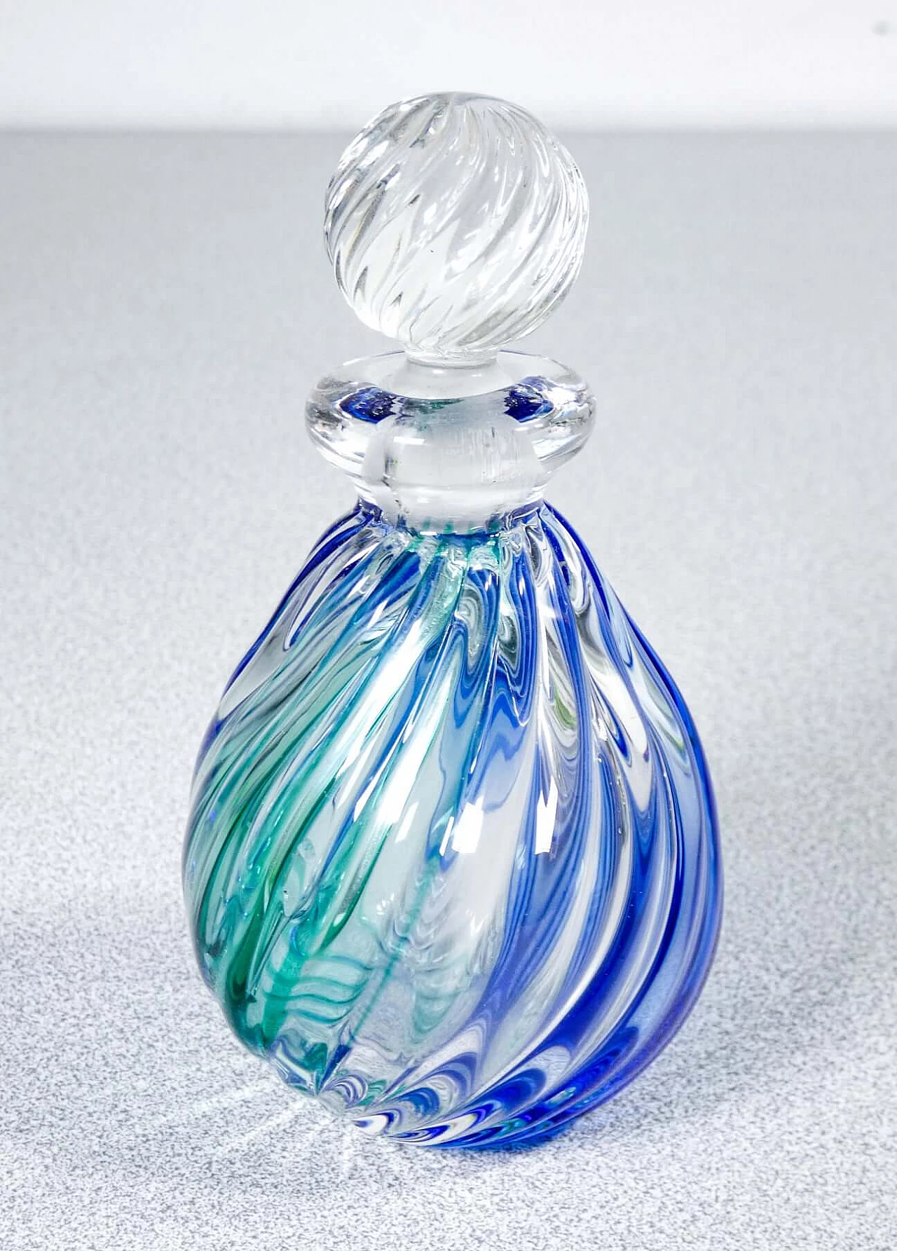 3 Polychrome blown glass vases by Archimede Seguso, 1940s 6