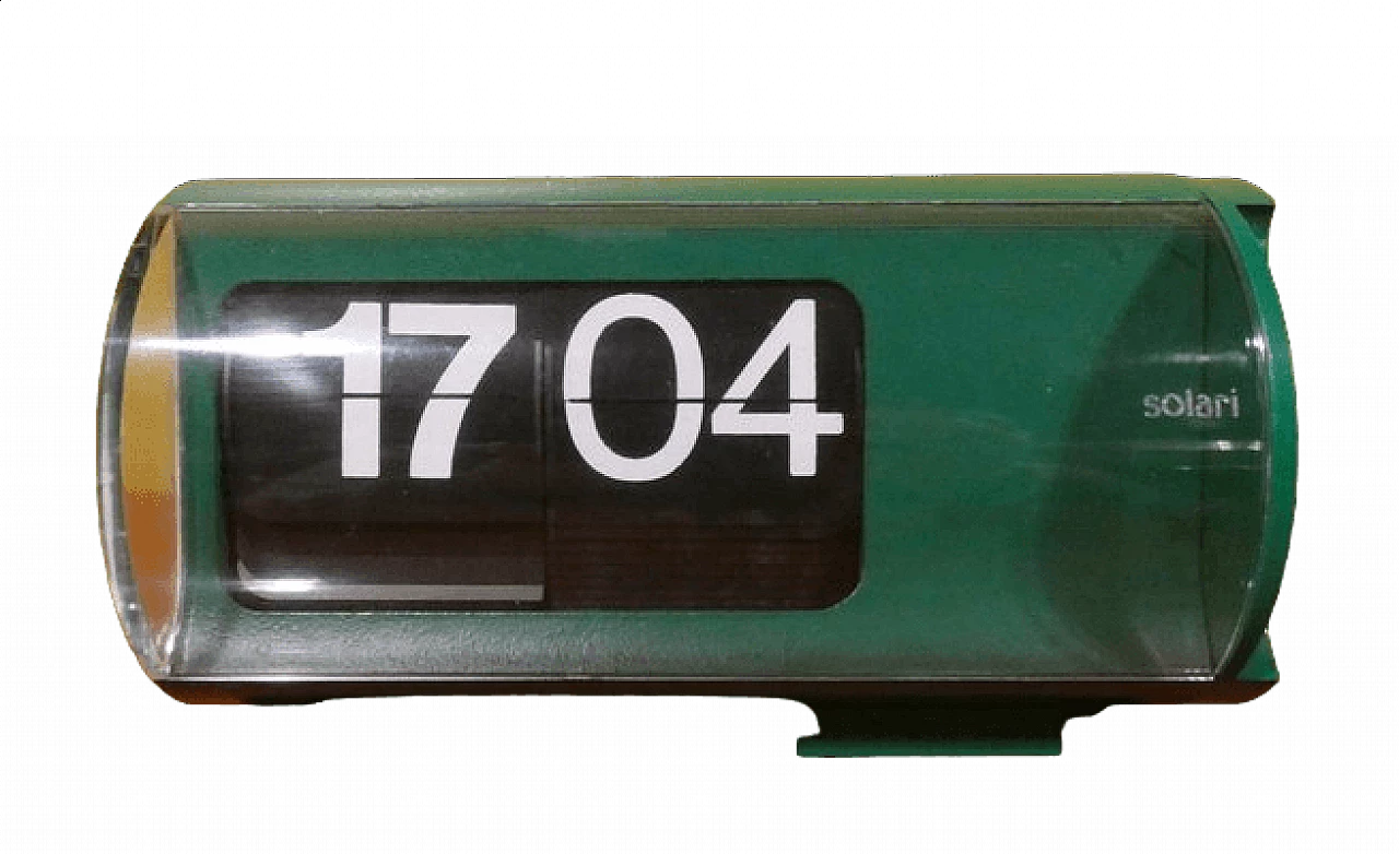 Cifra 3 Synchron clock by Gino Valle for Solari & C, 1960s 10