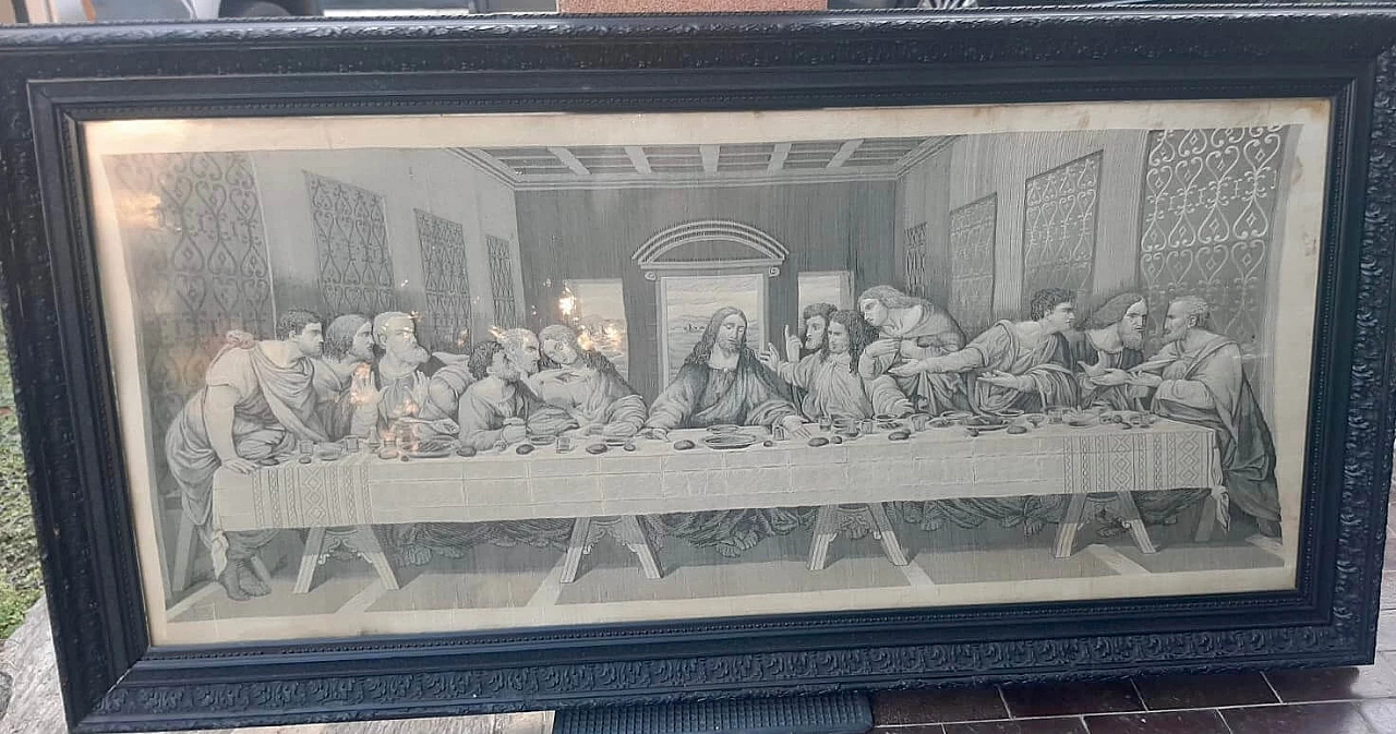 The Last Supper, fabric reproduction, early 20th century 1