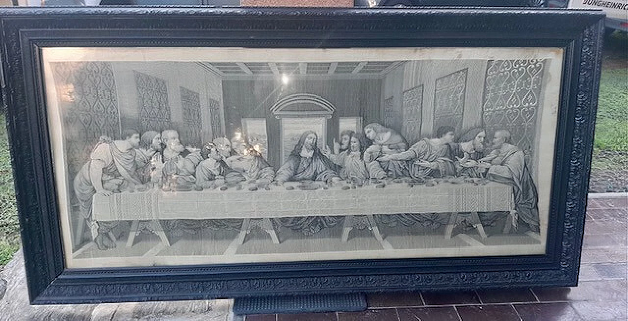 The Last Supper, fabric reproduction, early 20th century 5