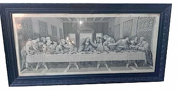 The Last Supper, fabric reproduction, early 20th century