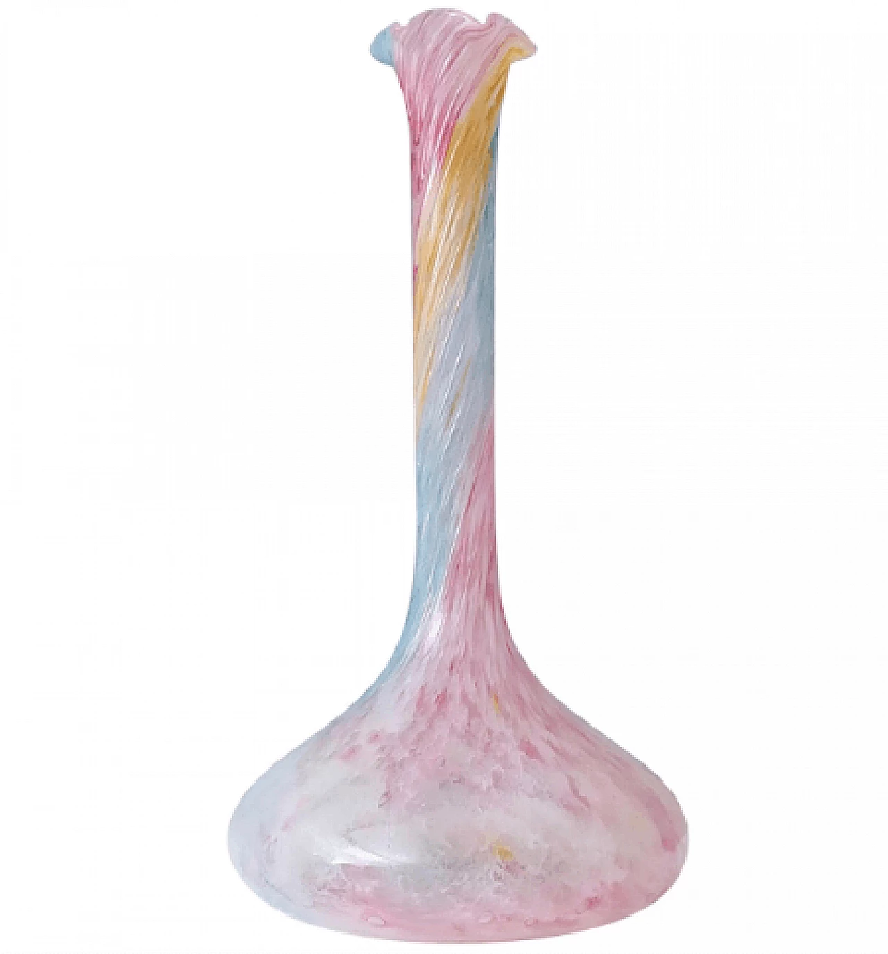 Multicolor Murano glass vase, 1960s 1