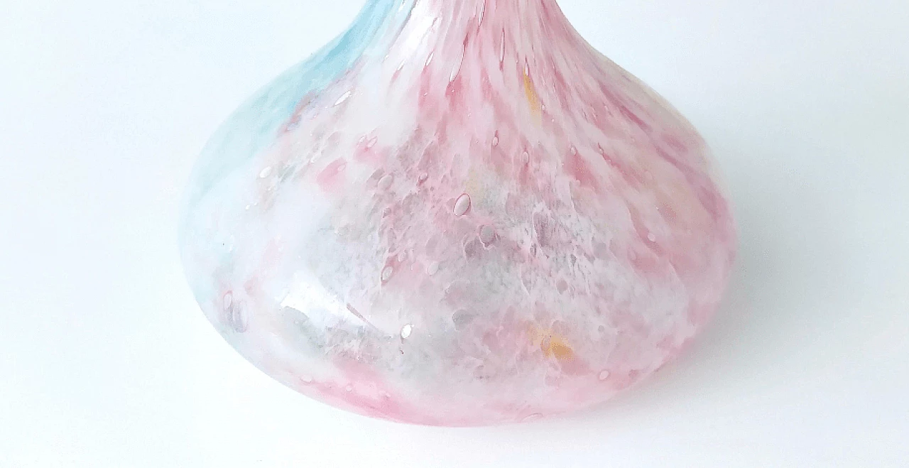 Multicolor Murano glass vase, 1960s 9