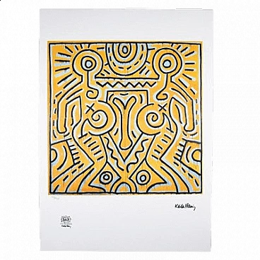 Keith Haring, Untitled, lithograph, 1980s