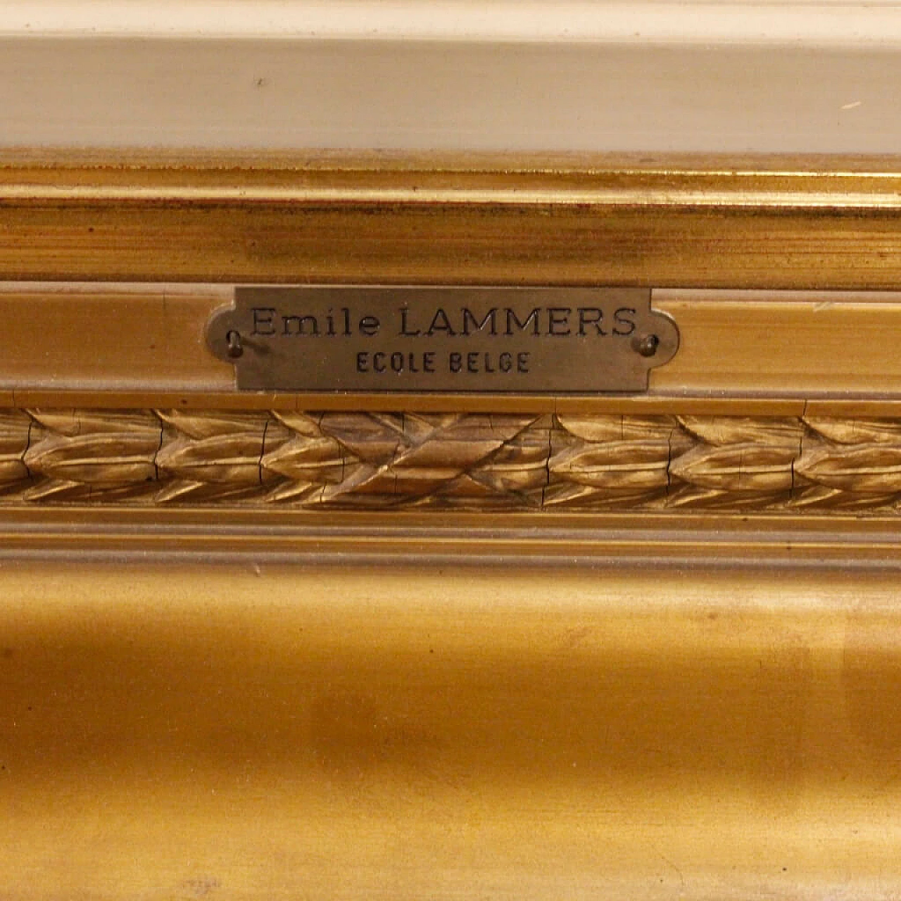 Emile Lammers, marine painting with boats, oil on canvas, 1960s 8