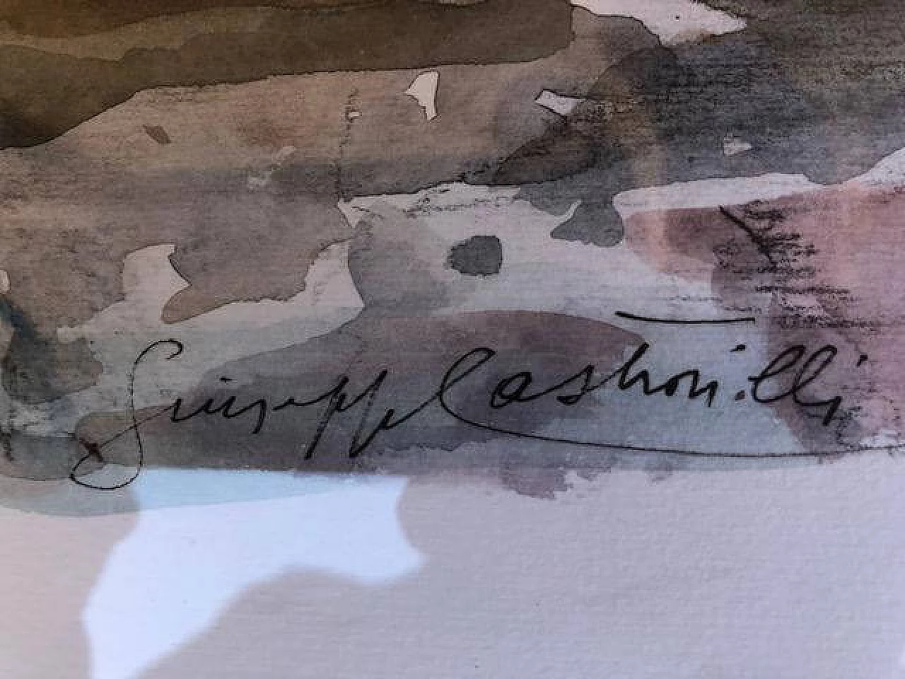 G. Castrovilli, Scorcio di Burano, acquarello 4