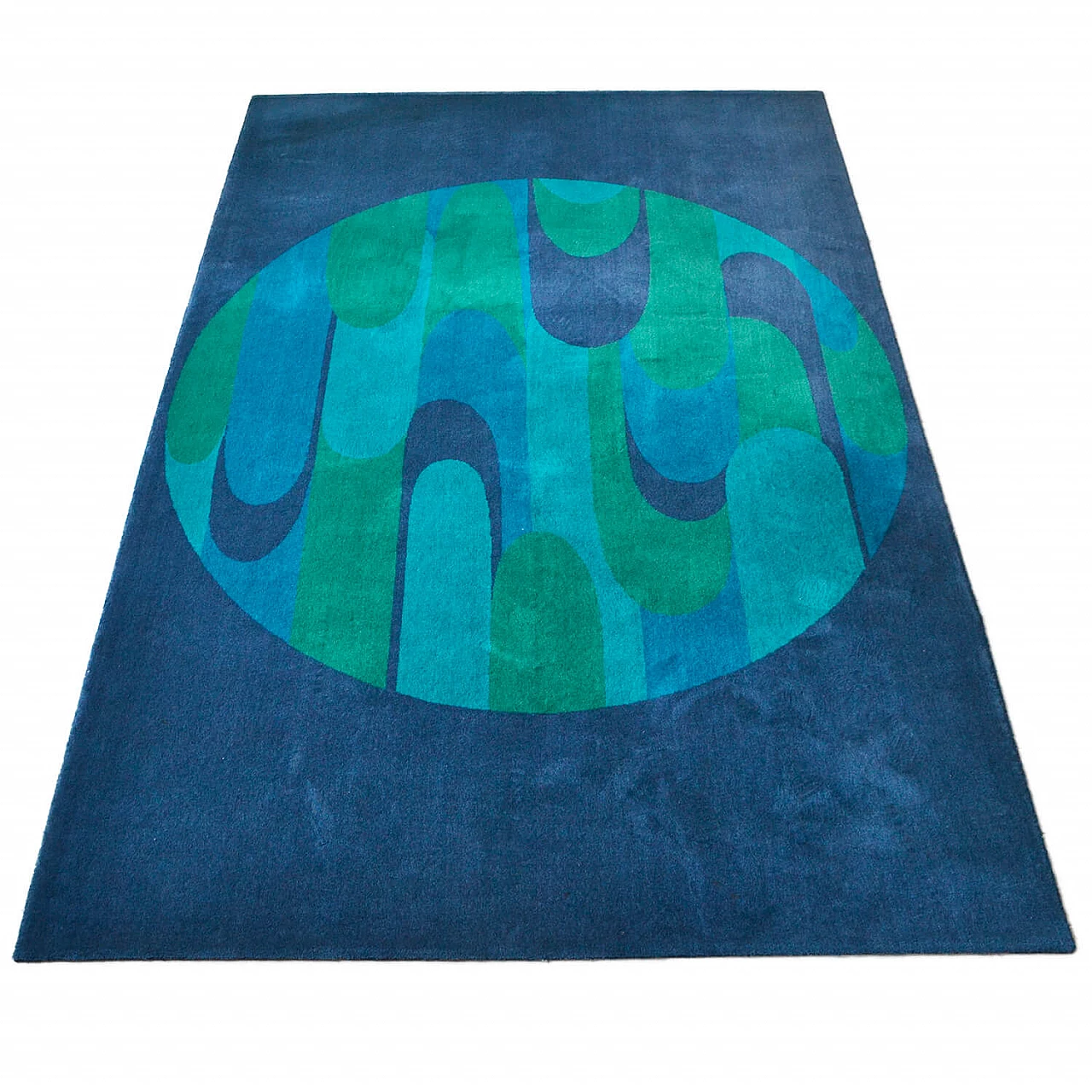 Tappeto Optical Design per Due Palme, anni '60 1