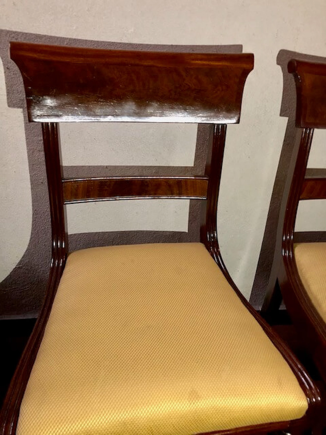 6 Mahogany chairs, early 20th century 1