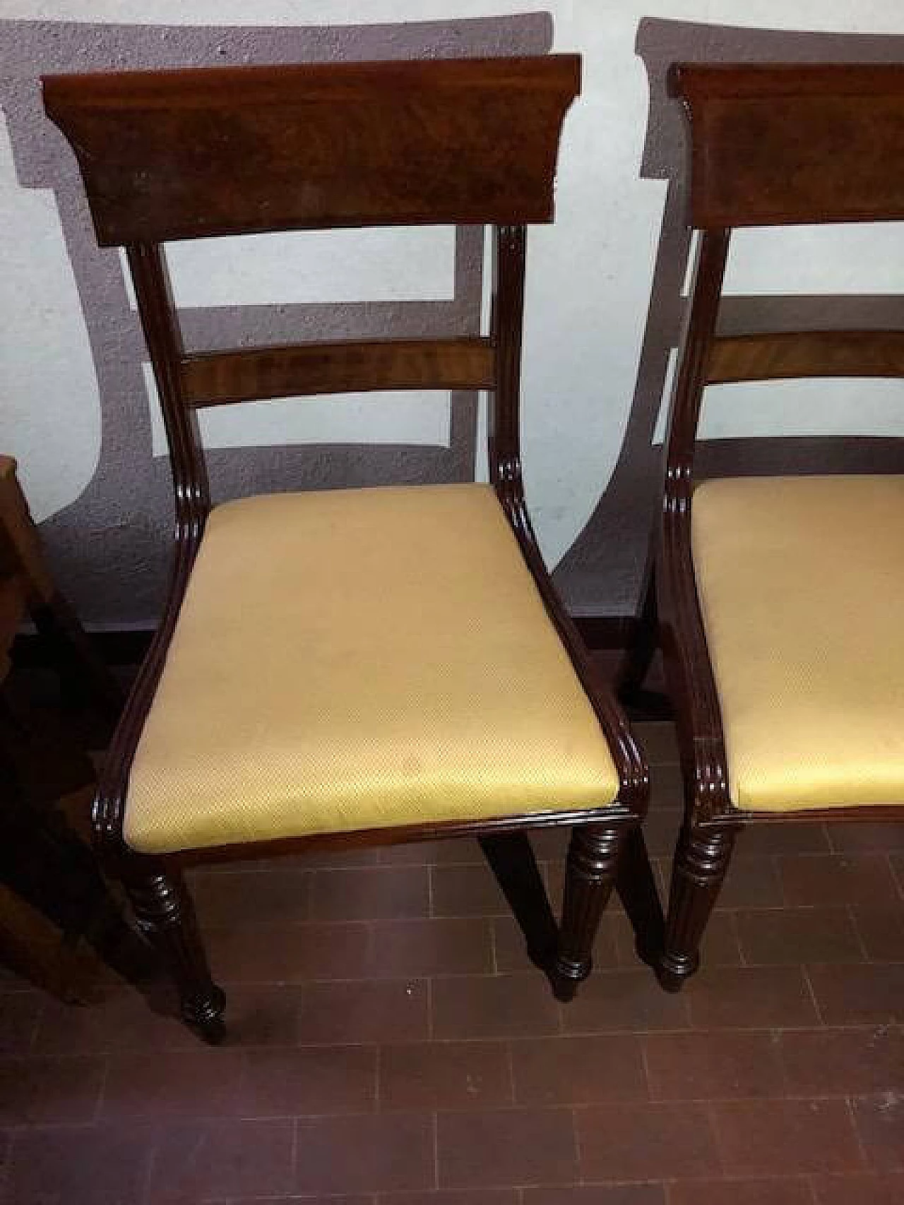 6 Mahogany chairs, early 20th century 2