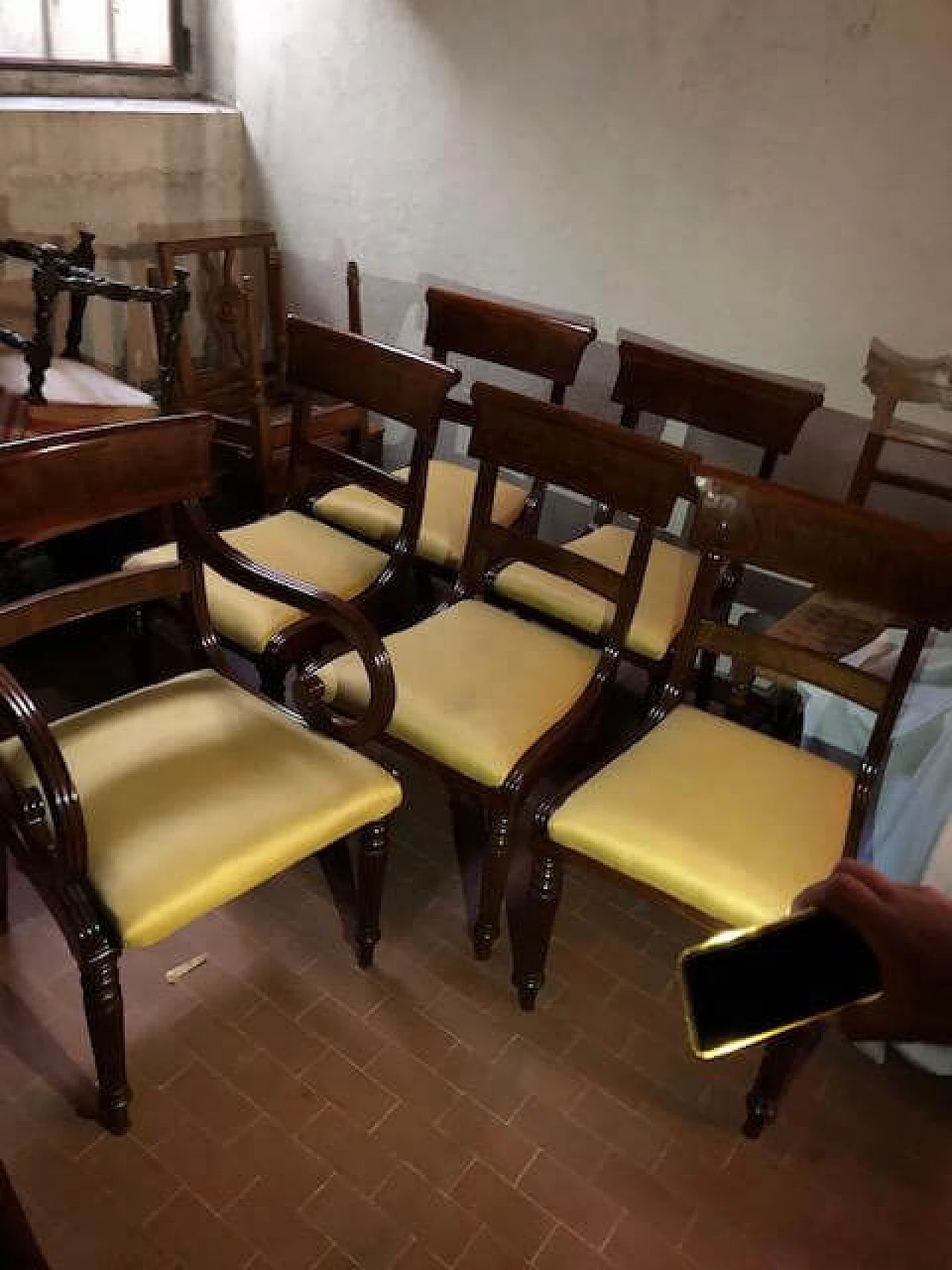 6 Mahogany chairs, early 20th century 3