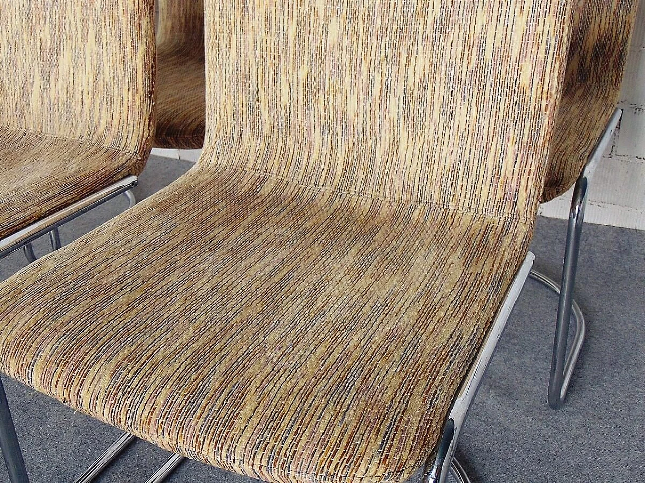 6 Chairs by Giovanni Offredi for Saporiti Italia, 1970s 3