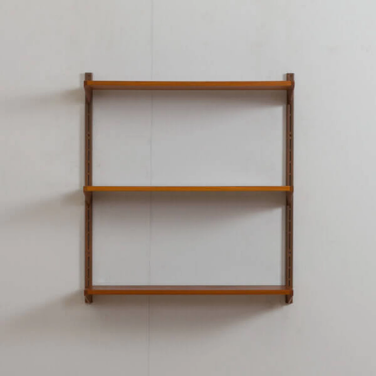 3 Hanging teak shelves by Kai Kristiansen for FM Møbler, 1960s 4
