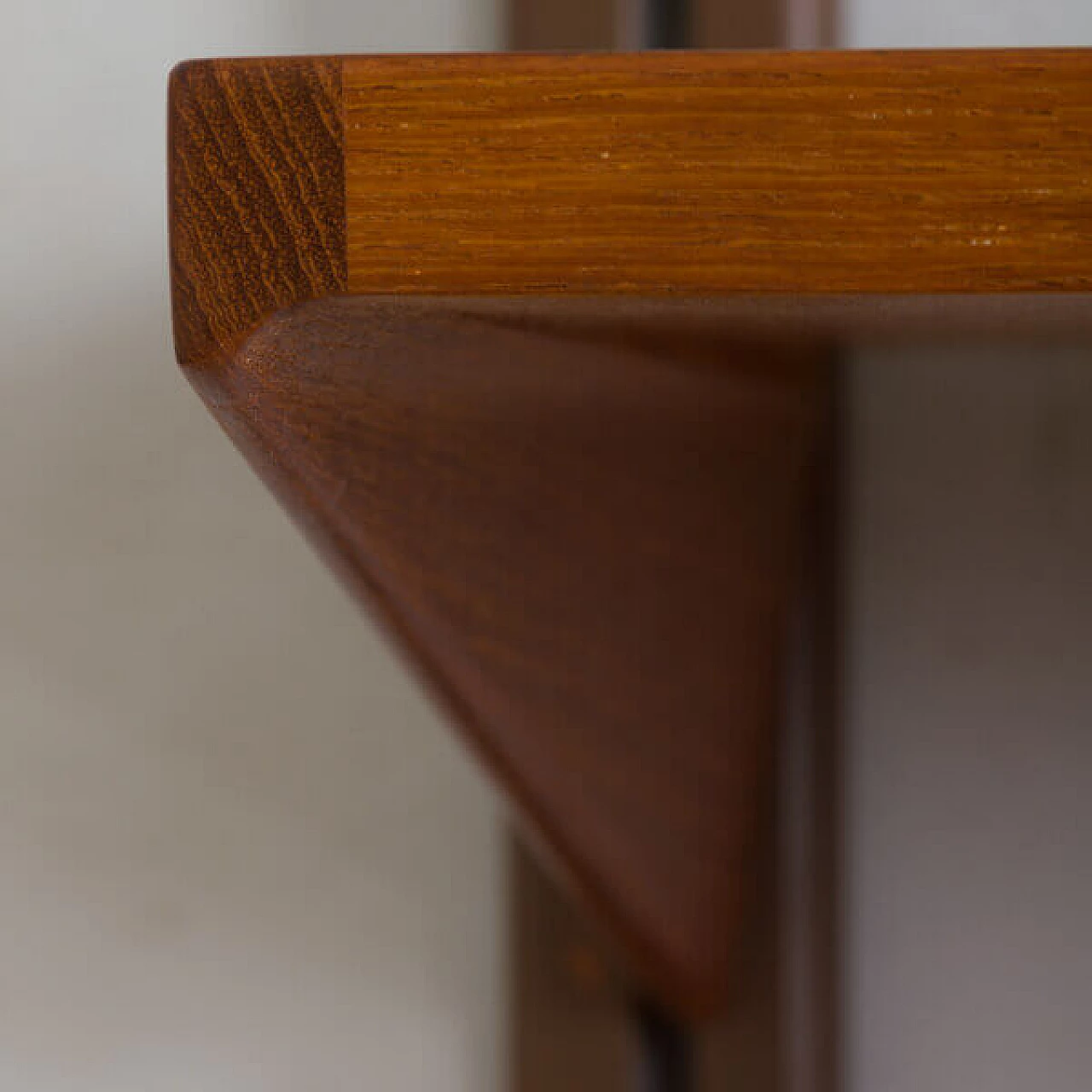 3 Hanging teak shelves by Kai Kristiansen for FM Møbler, 1960s 9