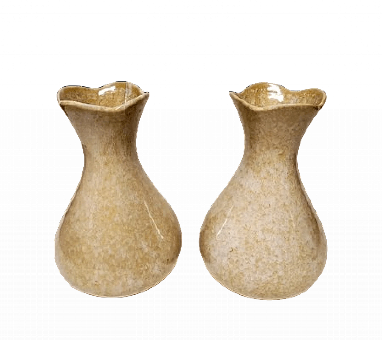 Pair of ceramic vases by Antonia Campi for S.C.I. Laveno, 1950s 7