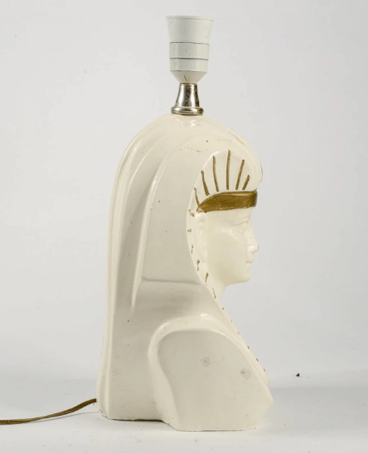 Table lamp depicting an Egyptian pharaoh, 1970s 4