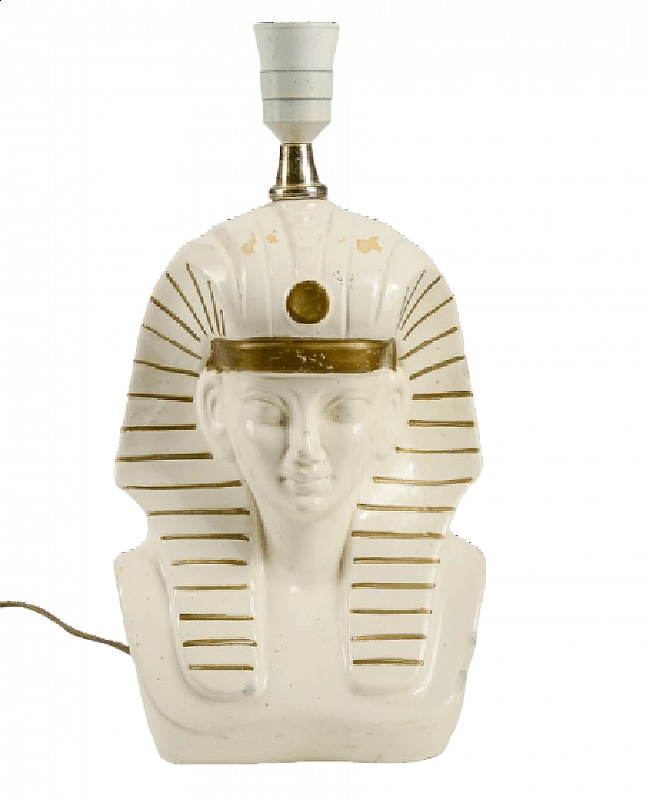Table lamp depicting an Egyptian pharaoh, 1970s 7