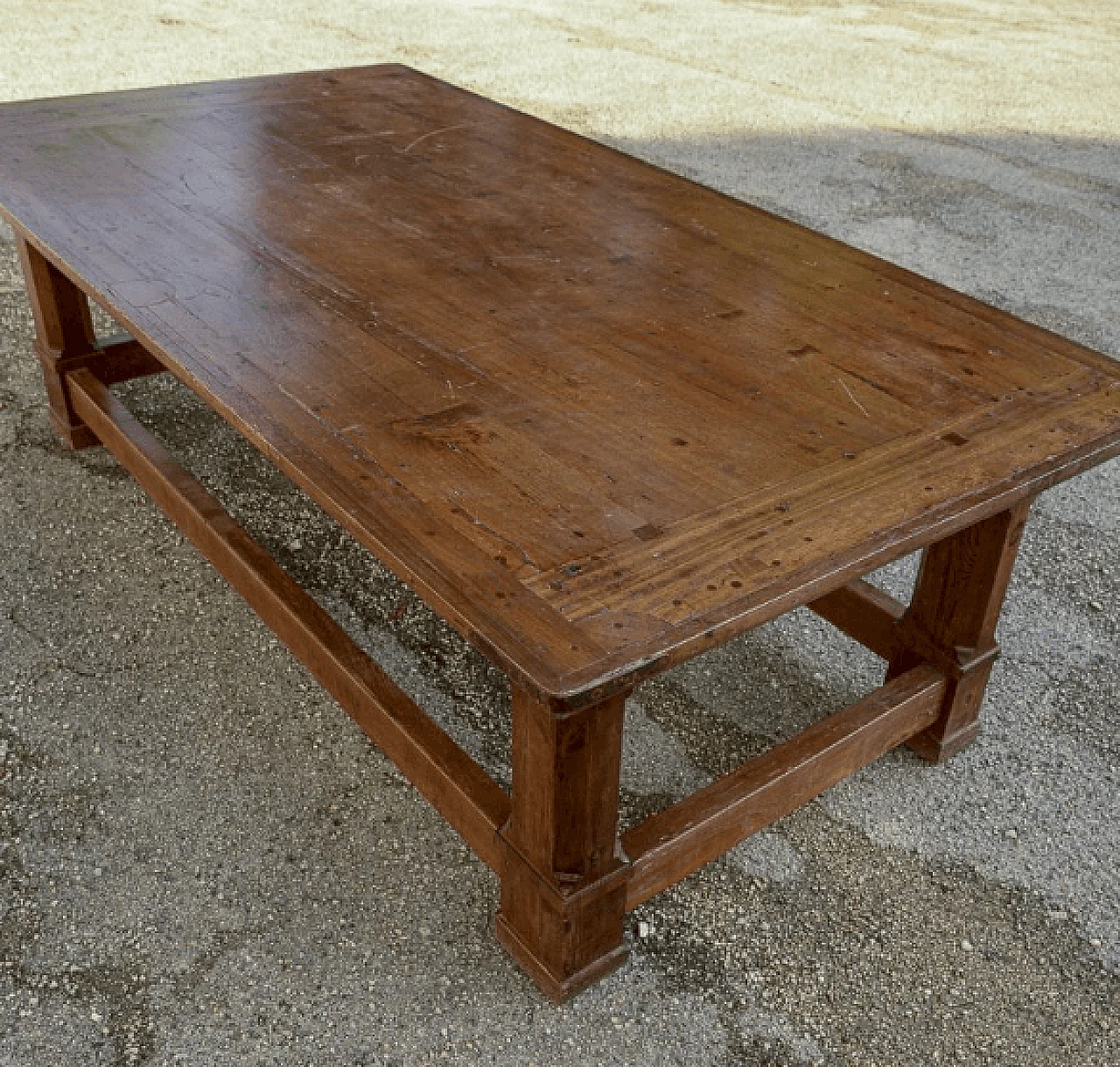 Former solid wood game table, late 19th centurys 3