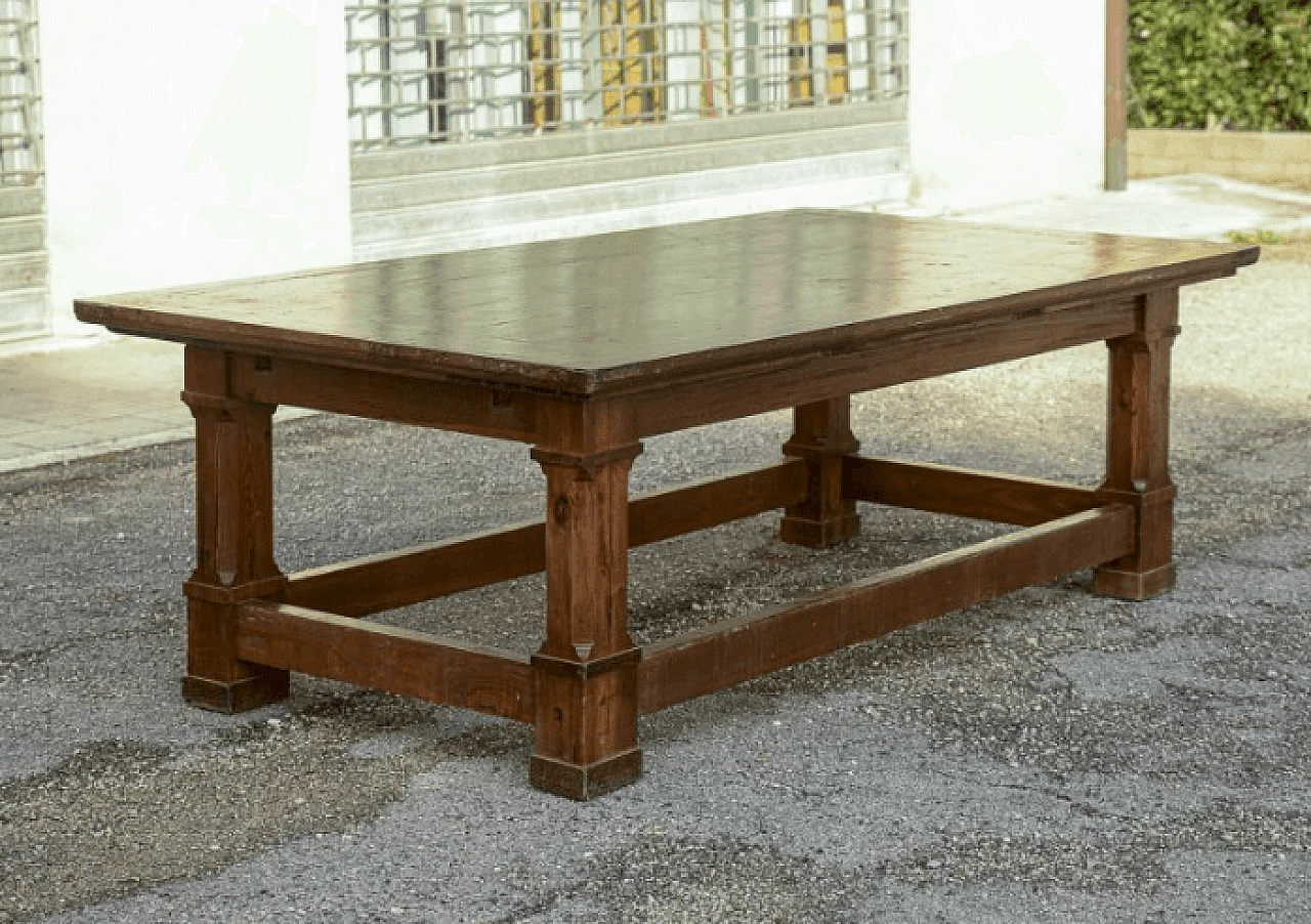 Former solid wood game table, late 19th centurys 4