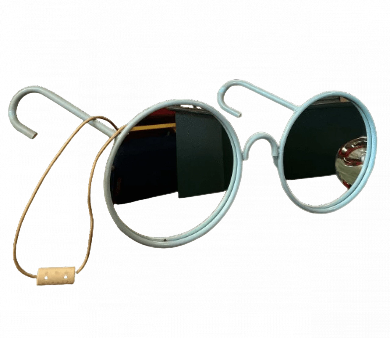 Specchio retroilluminato a forma di occhiali, anni '80 7