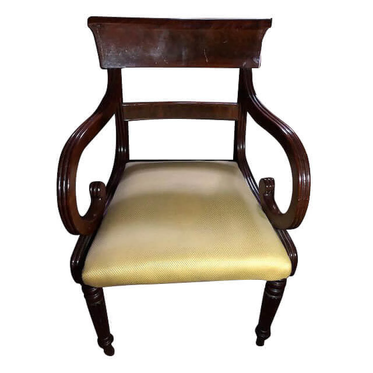 6 Mahogany chairs, early 20th century 7