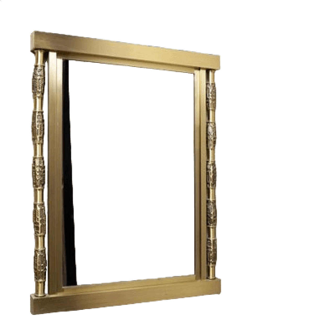 Brass mirror by Luciano Frigerio, 1970s 10