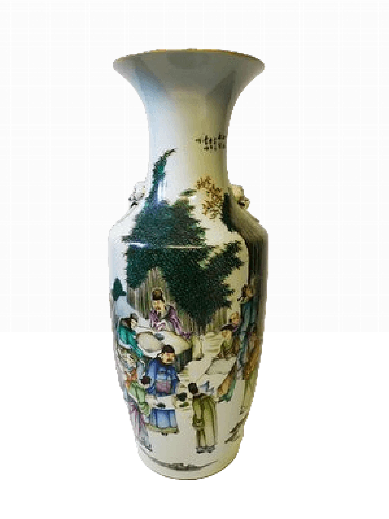 Chinese painted porcelain Juren Tang Zhi vase 9