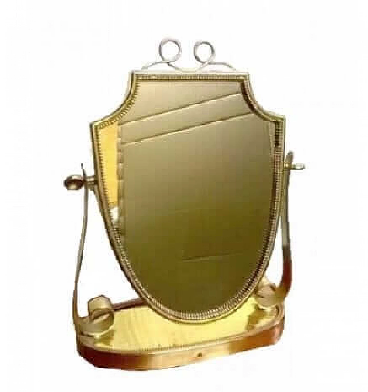 Specchio da tavolo oscillante attribuito a Gio Ponti per Fontana Arte, anni '40 8