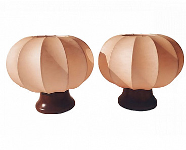 Pair of lamps attributed to the Castiglioni brothers for Lichstudio Eisenkel, 1960s