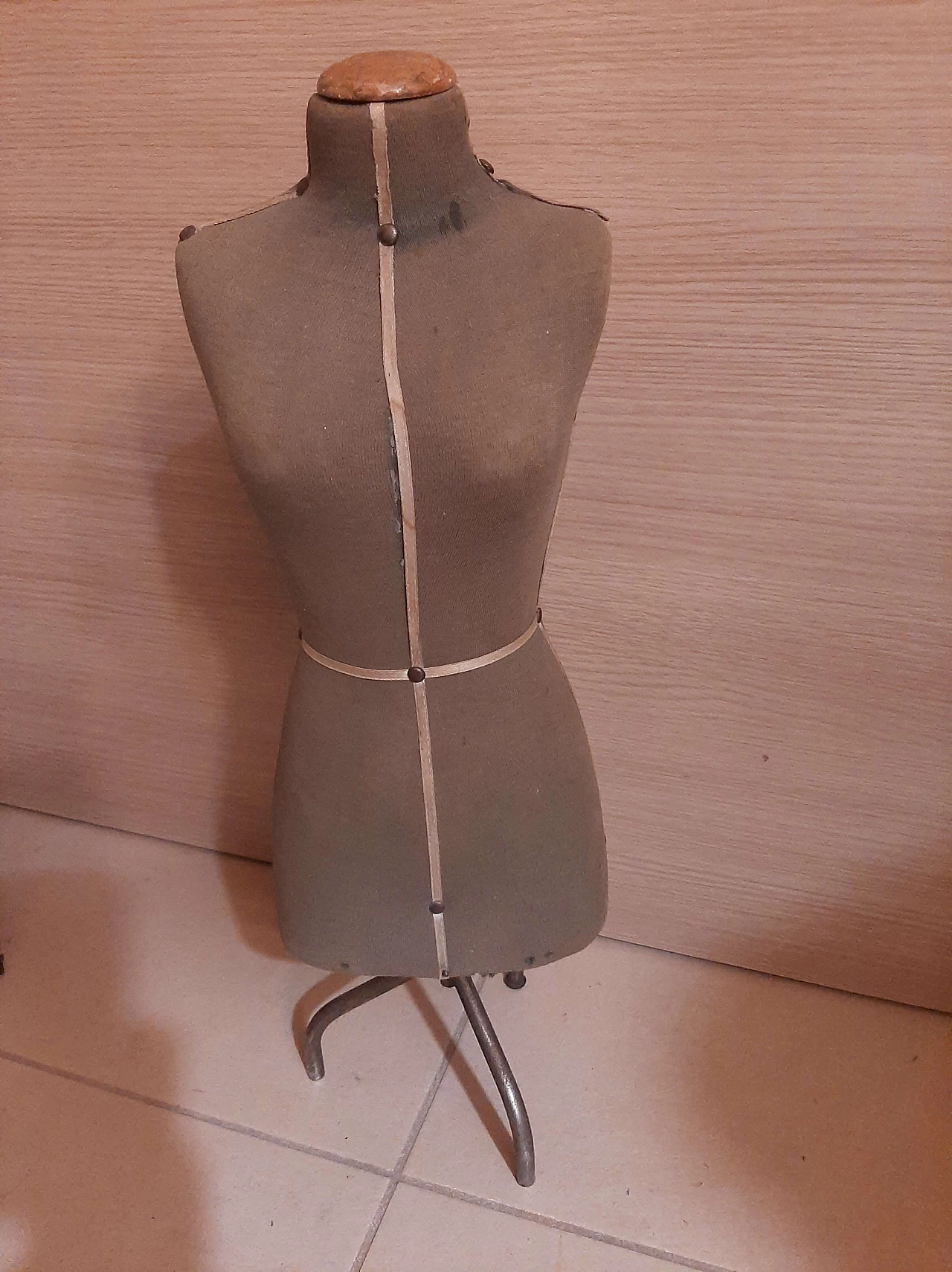 Fabric and metal doll mannequin by Singer, 1960s 5