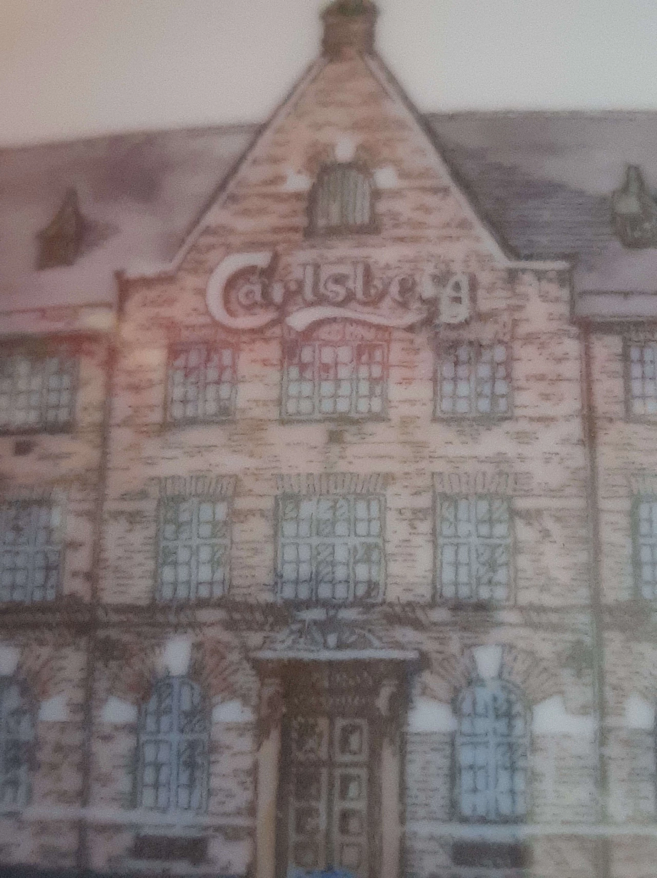 Painted porcelain vase by Bing & Grøndahl 2