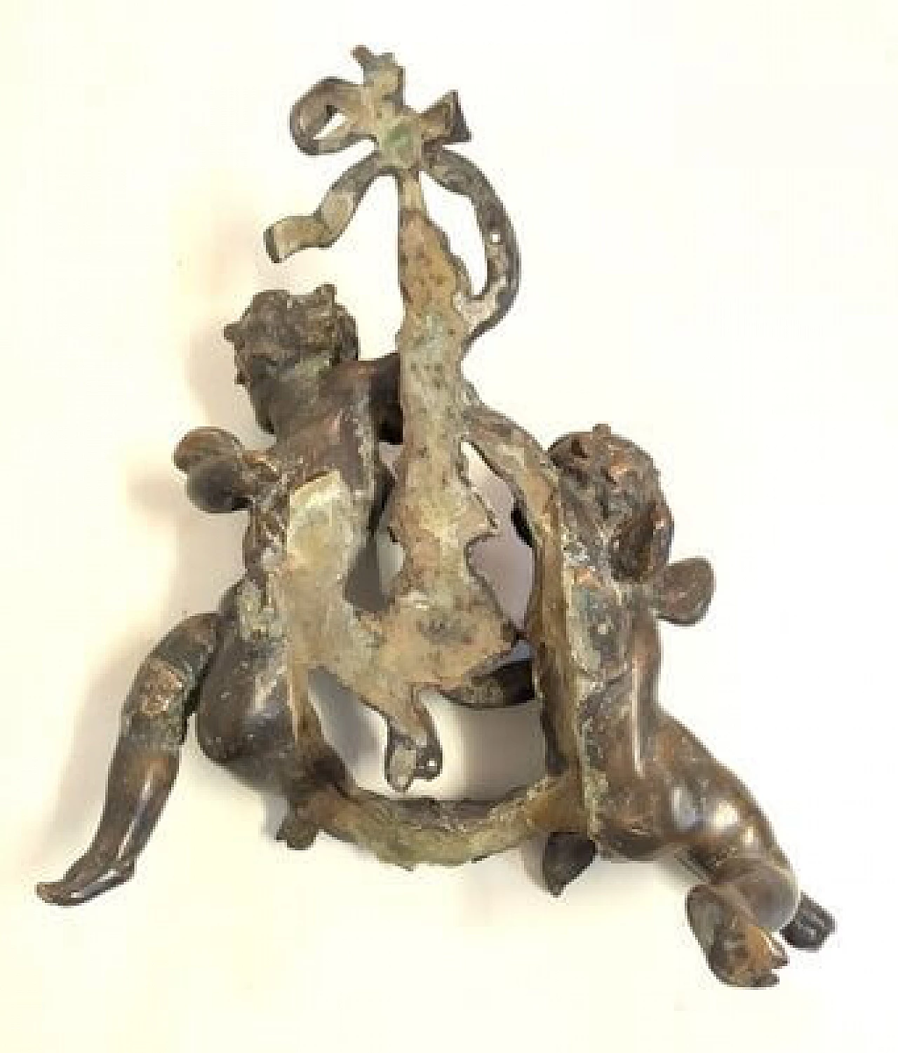 Cast bronze sculpture of putti, late 19th century 11