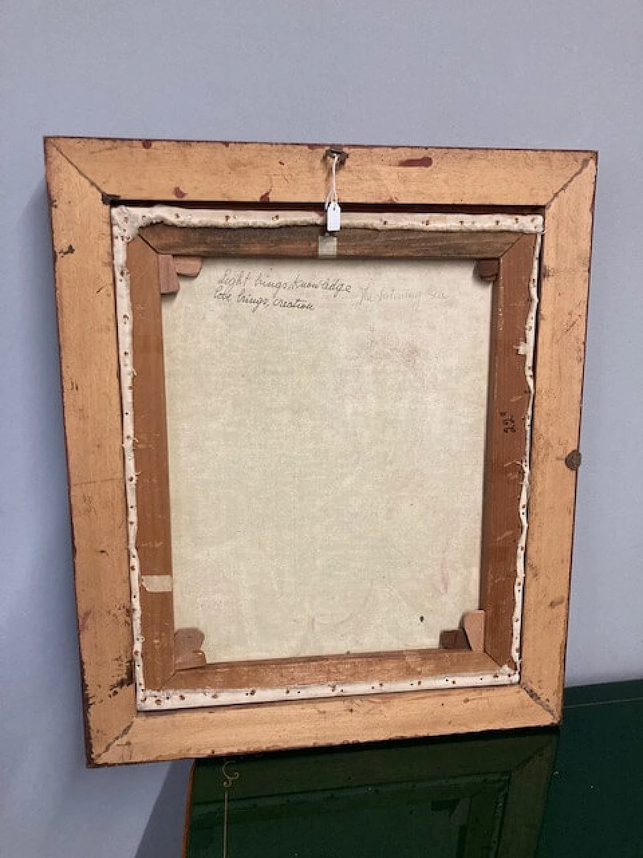 Conchita, donna con uccello e conchiglia, dipinto a olio su tela 8