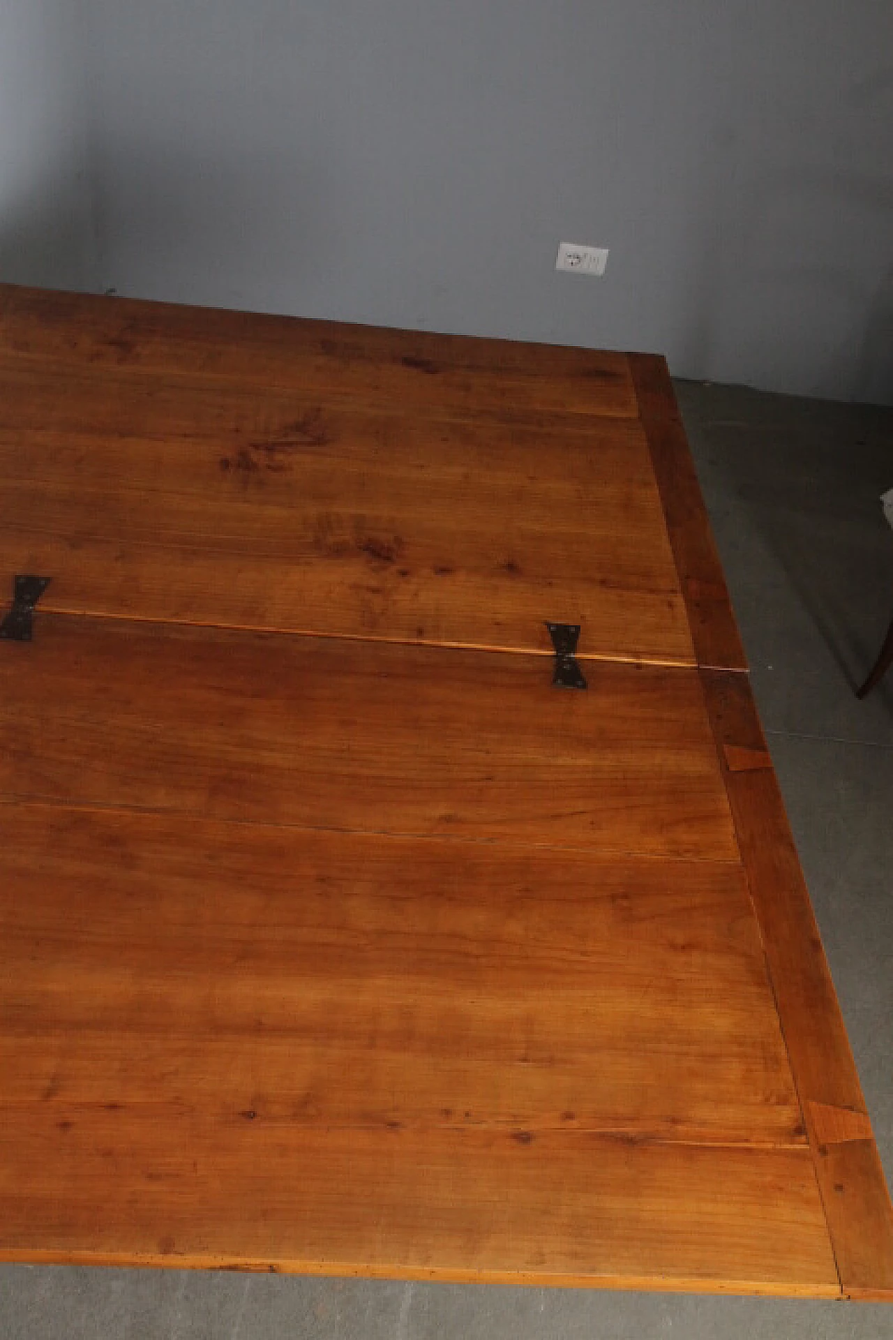 Tavolo allungabile Luigi Filippo in ciliegio massello, metà '800 18