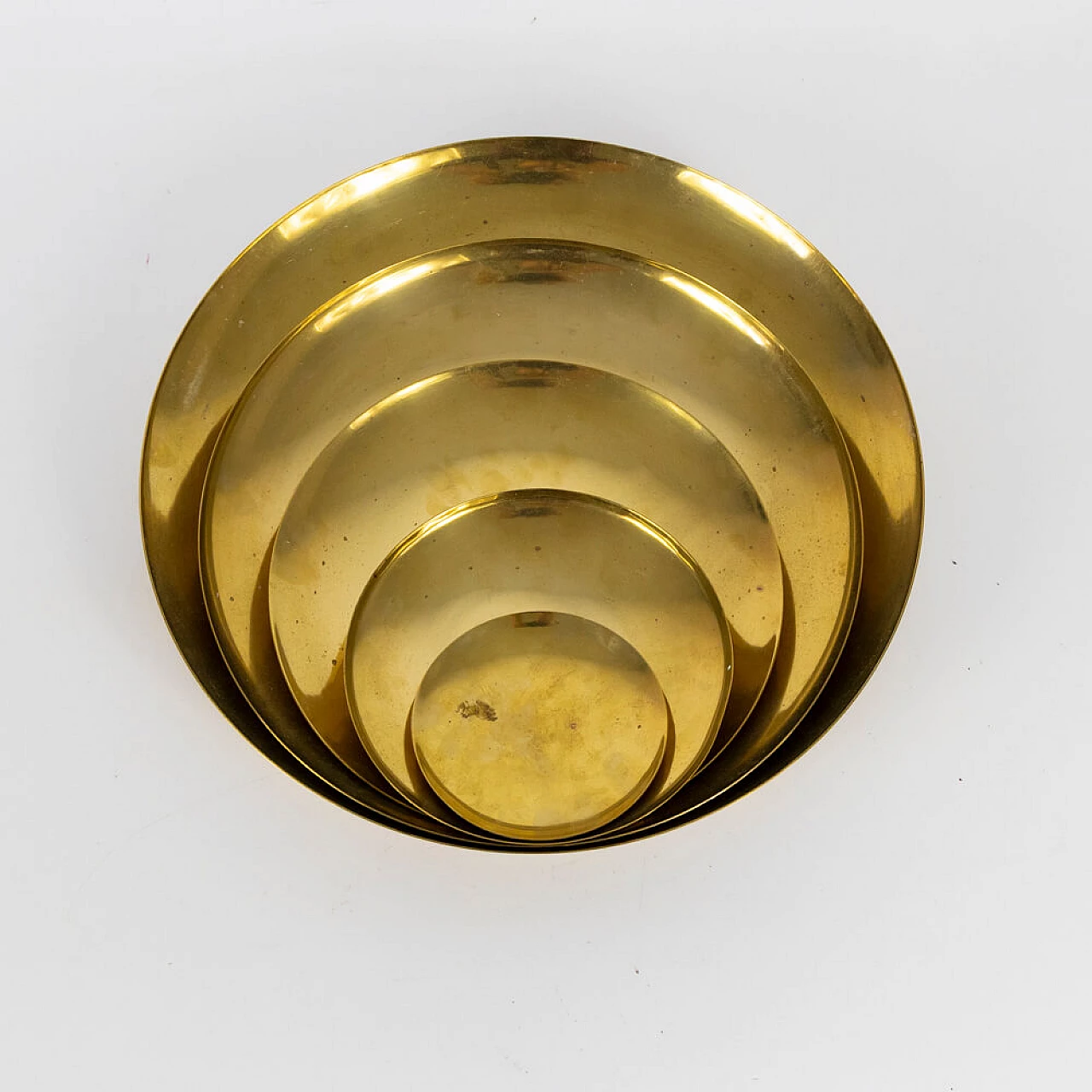 5 Centrotavola in ottone, anni '50 3